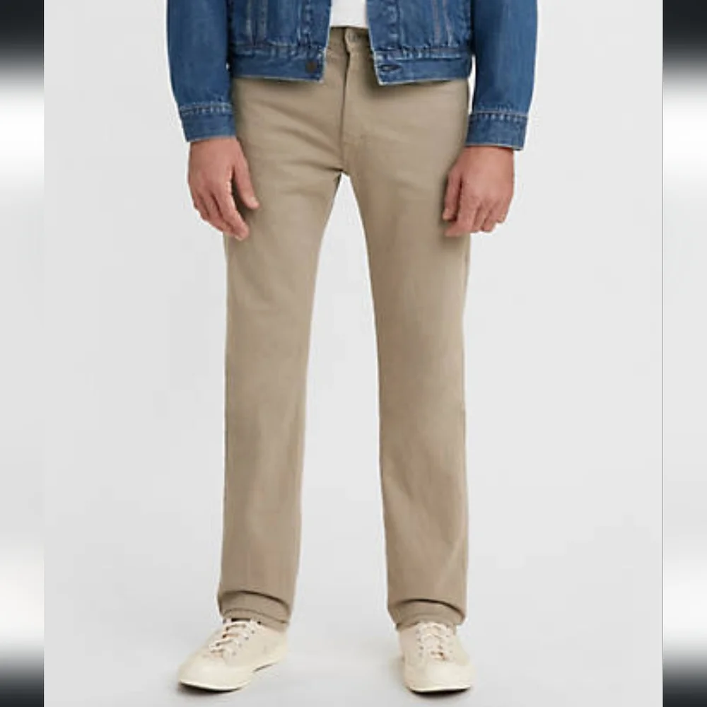 Levi's Jeans 505 Tan Regular Fit Stretch 34 x 30